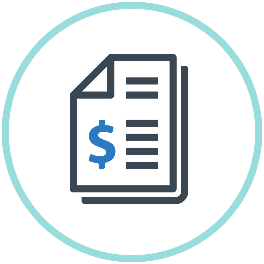 financial report icon