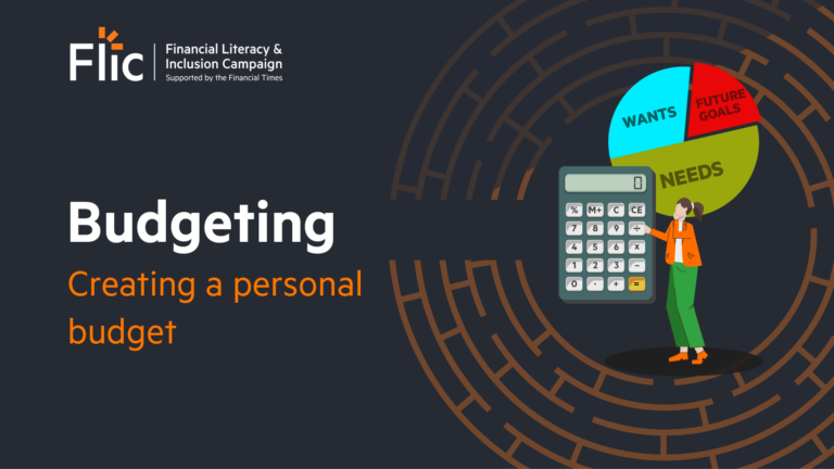 Creating a personal budget