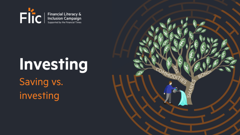 Saving vs. investing