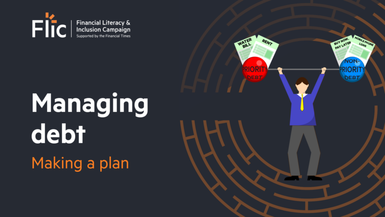 Managing debt - Making a plan